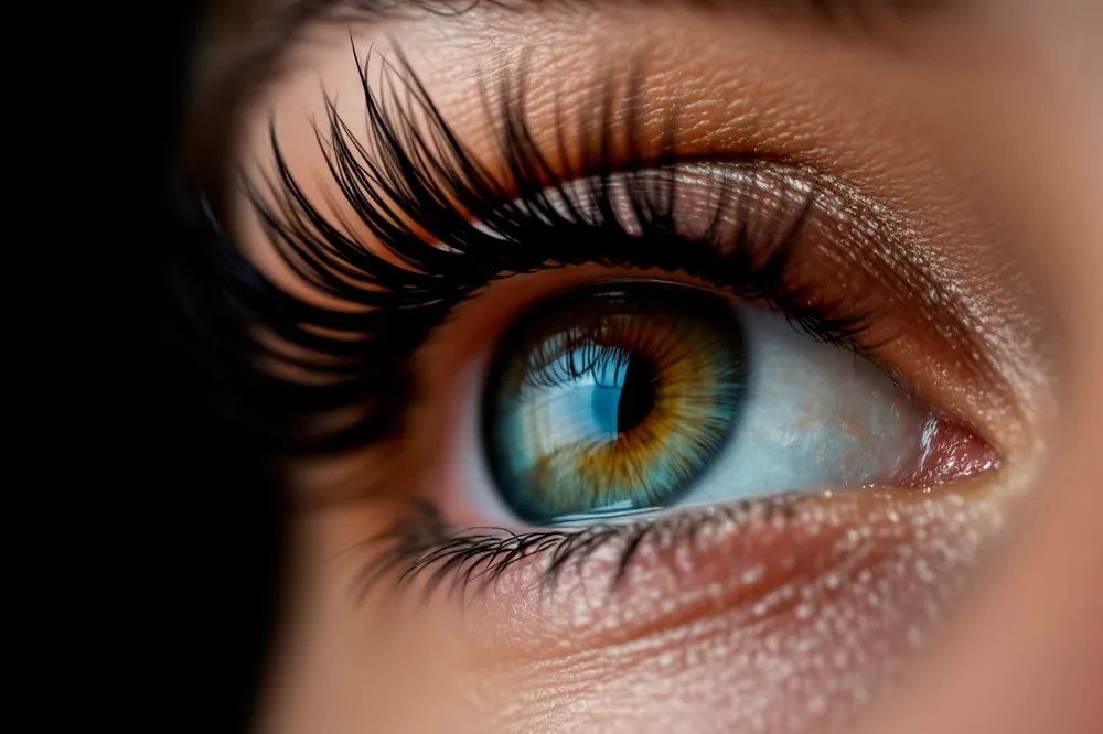 Eyelash transplant – before and after natural lash enhancement